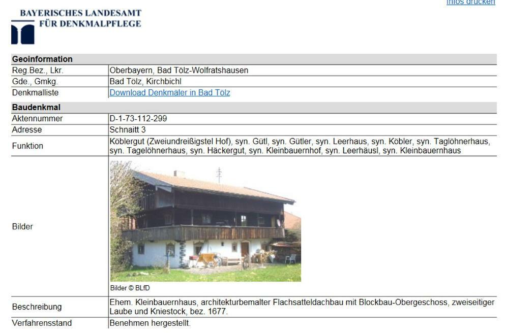 Ferienhaus Toelzer Land Bad Tölz Eksteriør bilde